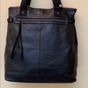 Gap Black Leather Tote